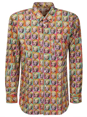 Camicia stampata - Cotton Printed Poplin With Full Print C Andy Warho