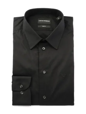 EMPORIO ARMANI ---------- Camicia Uomo Slim in Cotone Stretch ---------