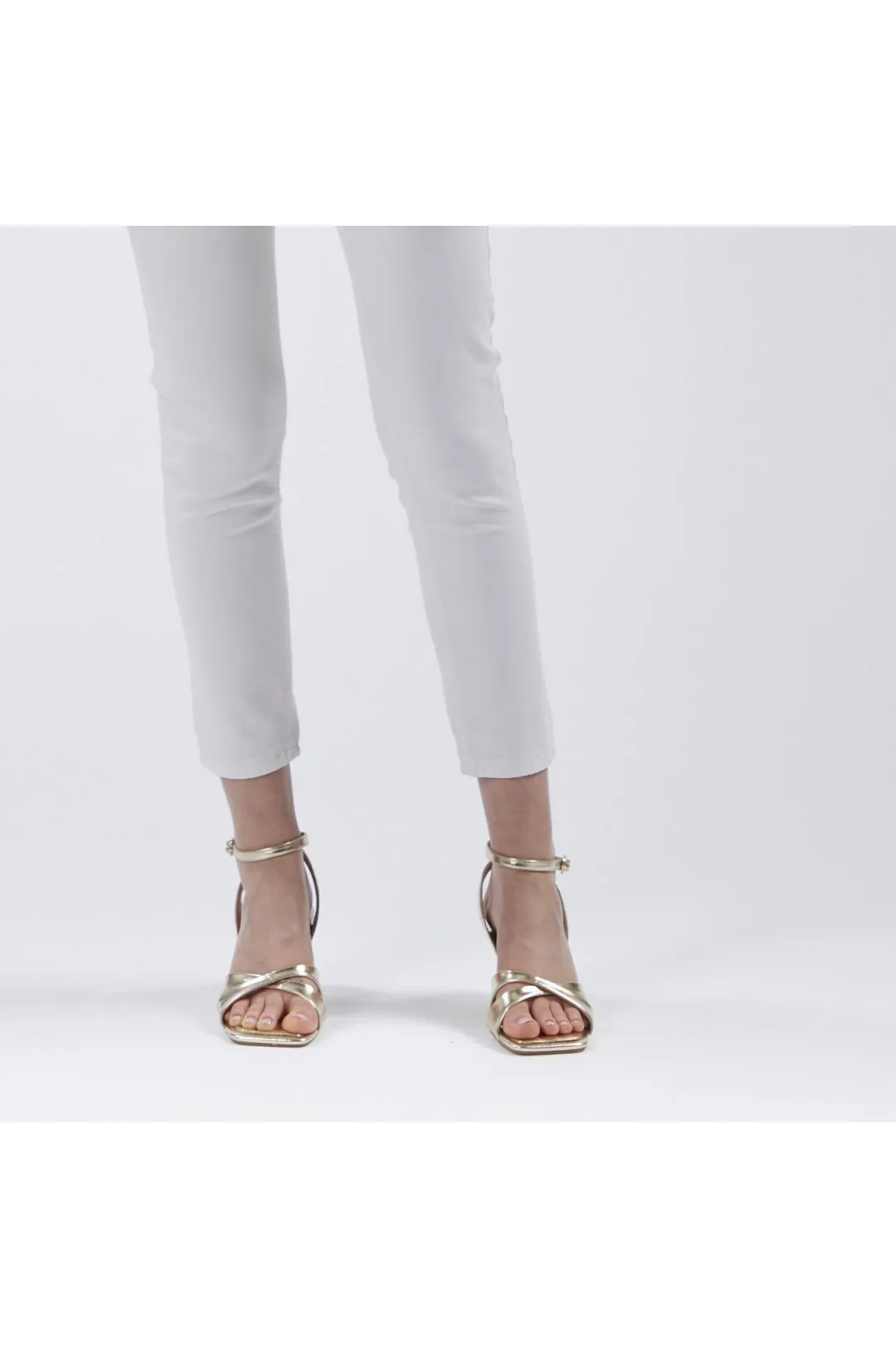 jeans denim skinny in bull denim bianco