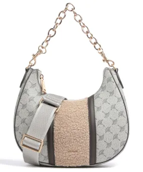  JOOP! Mazzolino Peluche Annina Borsa hobo tela, eco-pelliccia grigio/beige  