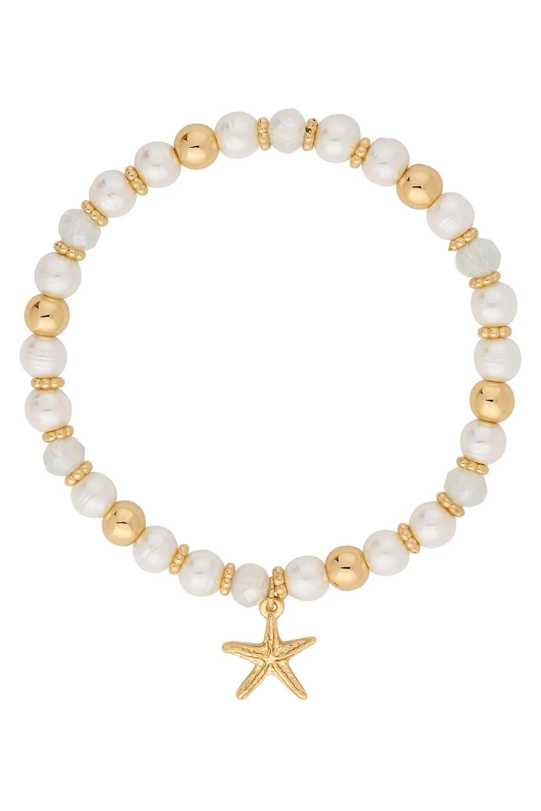 Lipsy Jewellery - Braccialetto regalo con perline e ciondolo