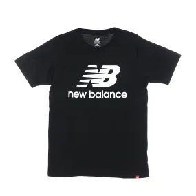 Maglietta Uomo Essentials Stacked Logo Tee Black