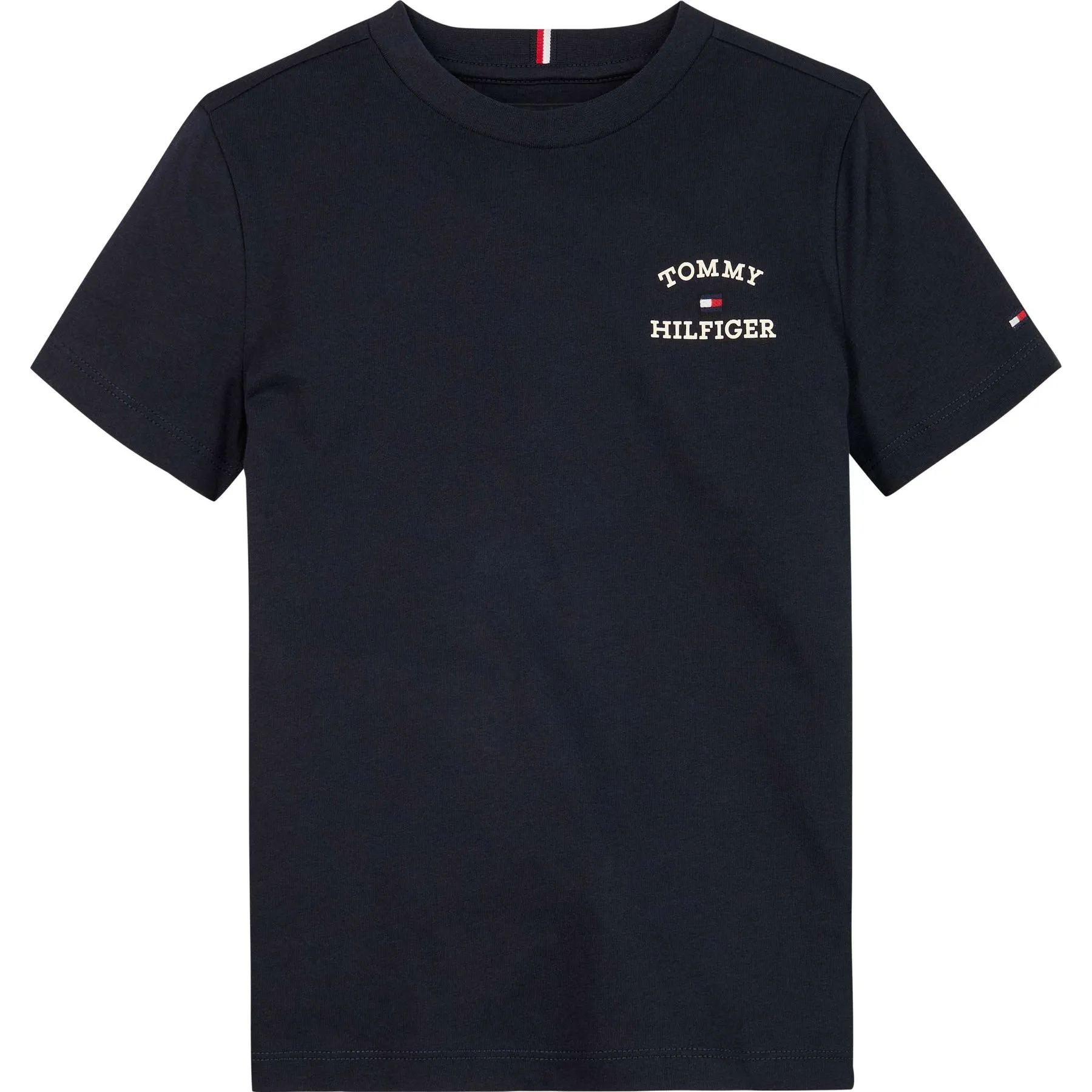 TOMMY HILFIGER  ---------    ------------T-shirt con logo - blu