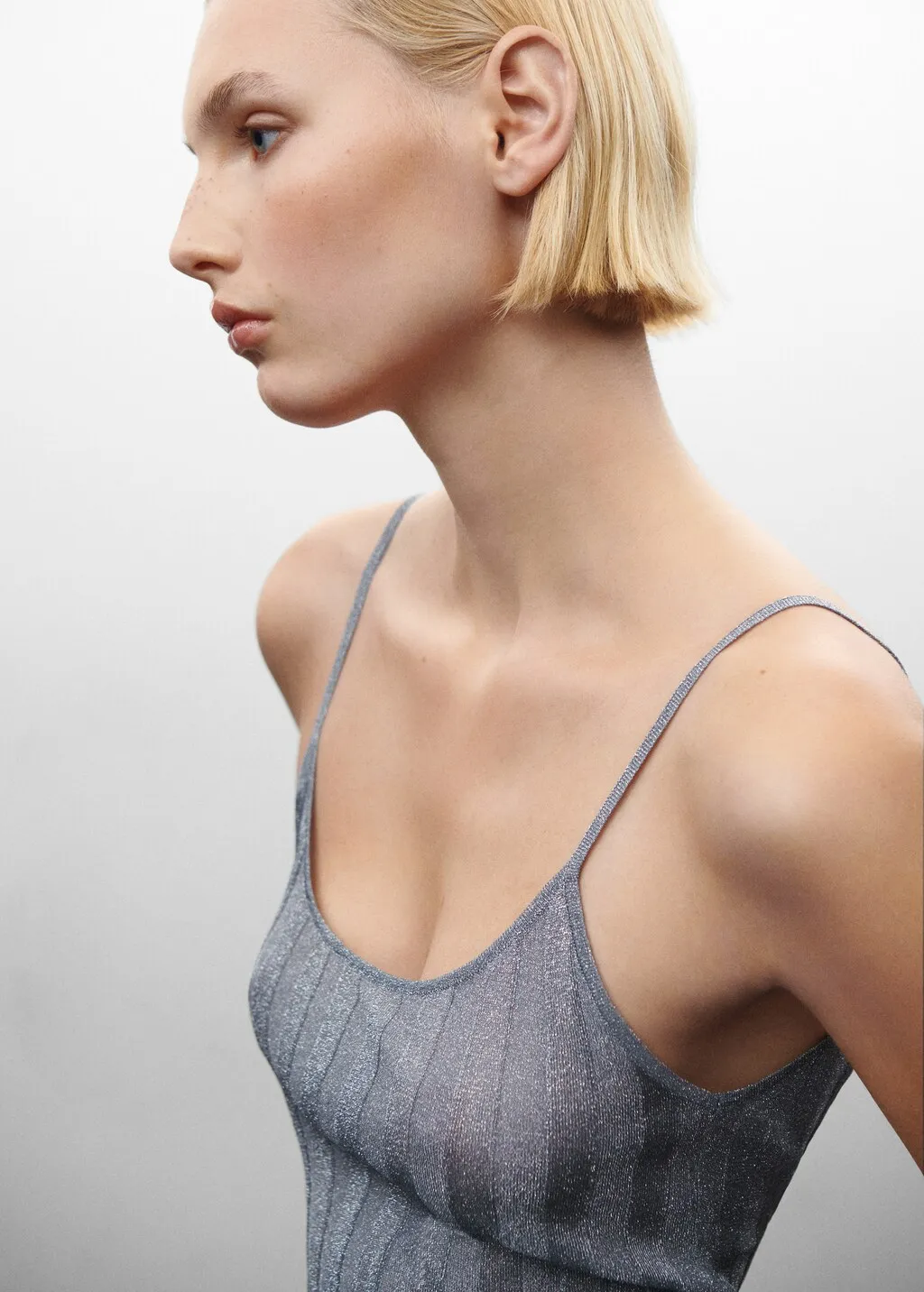 Vestito lurex schiena scoperta
